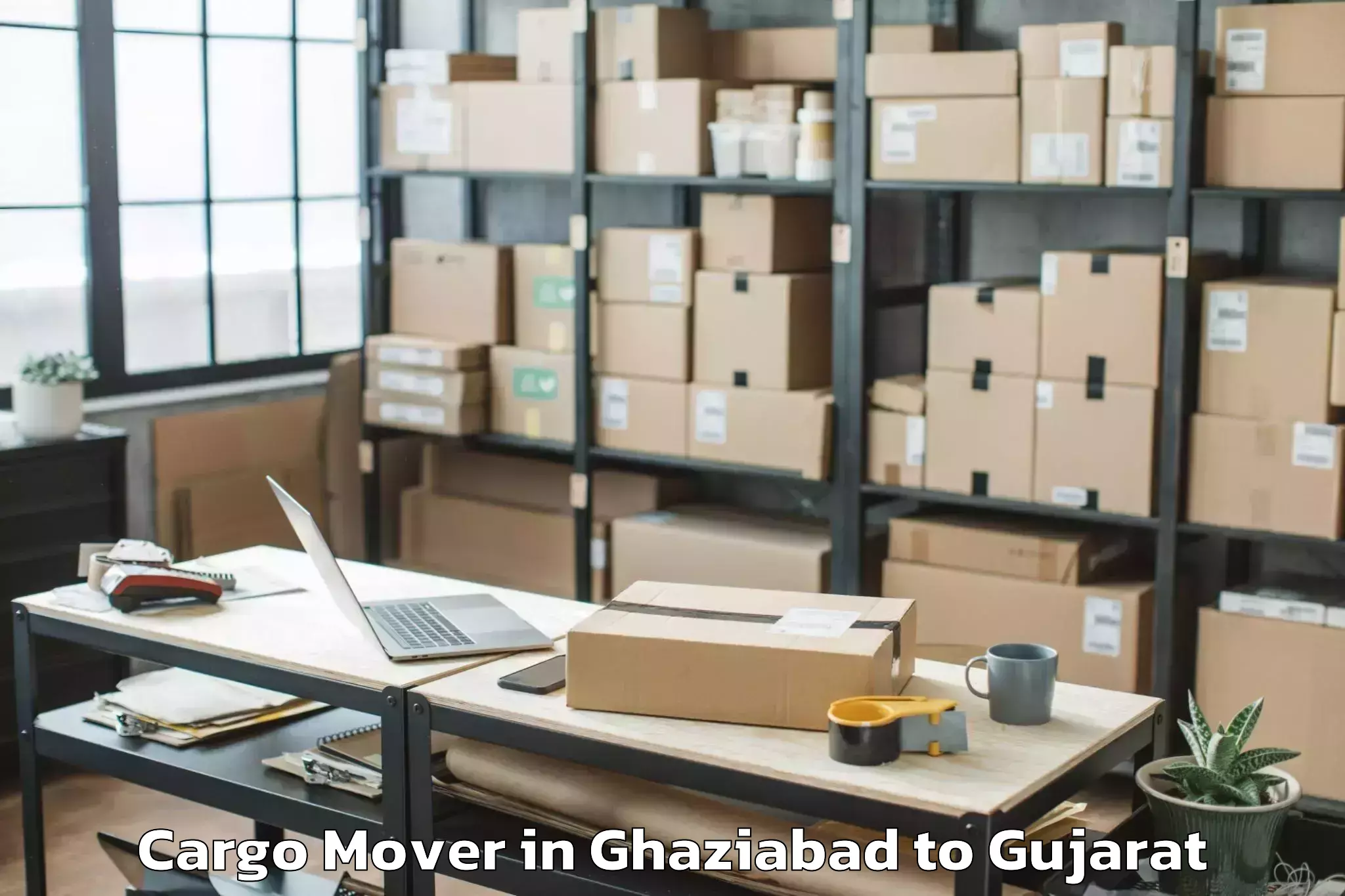 Affordable Ghaziabad to Bhayavadar Cargo Mover